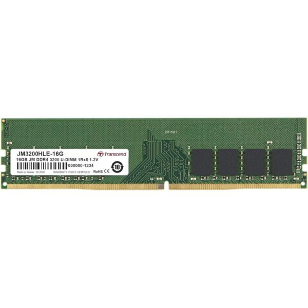 Transcend 16GB (1x16GB) 3200MHz C22 DDR4 Desktop Ram