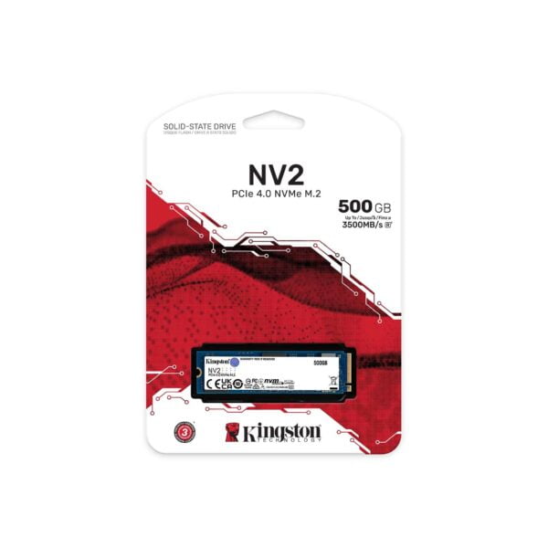 Kingston NV2 PCIe 4.0 3500MB/s M.2 NVMe SSD