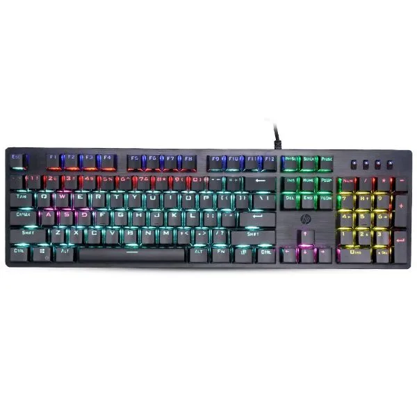 RGB MECHANICAL GAMiNG KEYBoARD HP GK100F