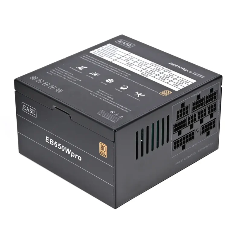 EASE EB650W Pro Fully Modular PSU with Premium Cable Management