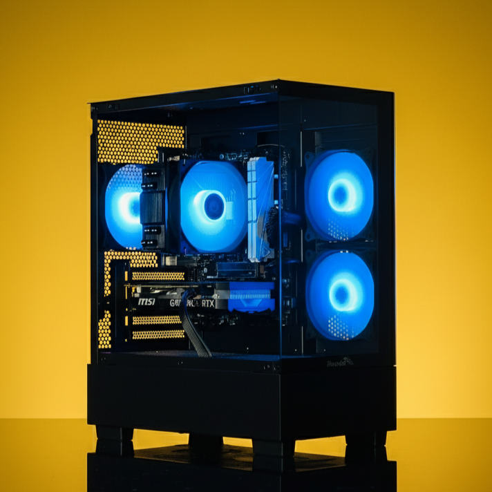 Thunder Black Fox Red Tech Gaming Store Gaming PC11