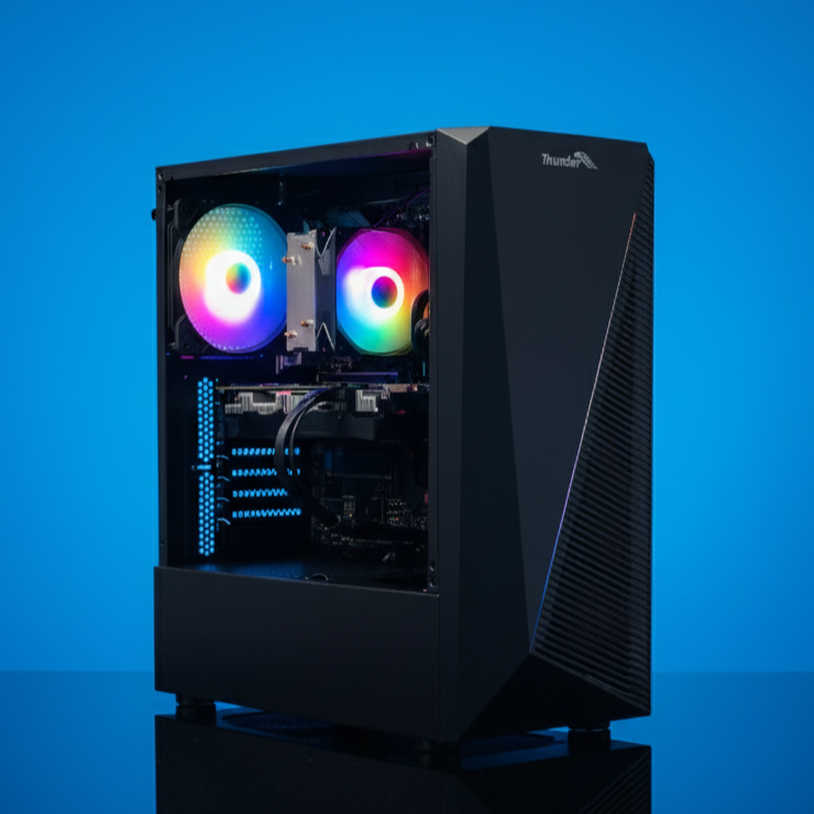 Thunder Crook Red Tech Gaming Store Gaming PC1