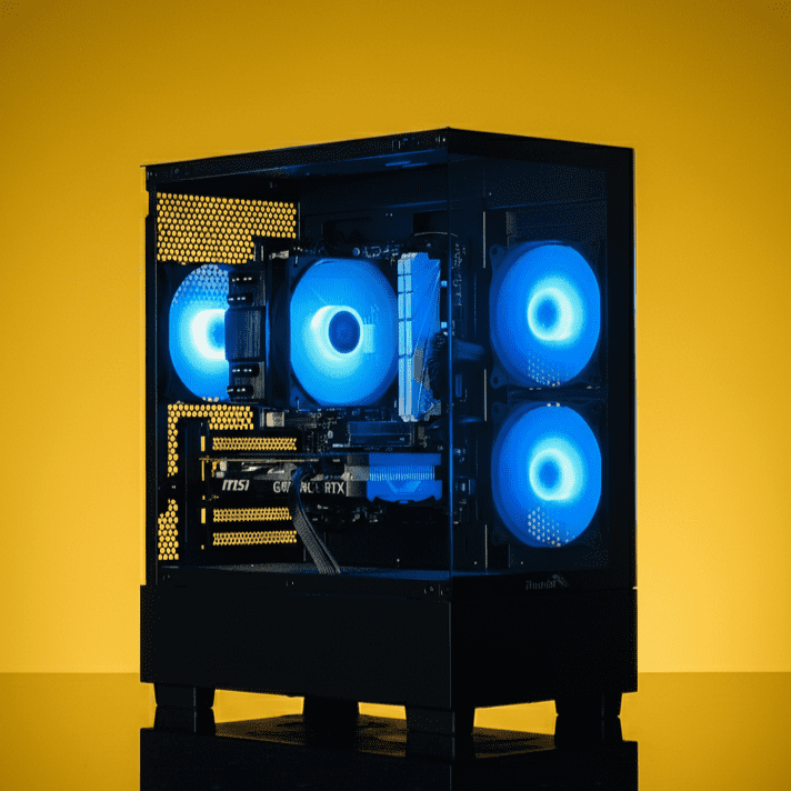Thunder Black Fox Red Tech Gaming Store Gaming PC11